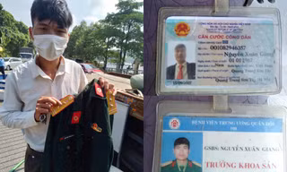 Đối tượng Giang cùng số giấy tờ mang theo người
