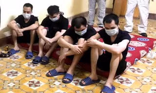 Nhóm người Trung Quốc nhập cảnh trái phép bị phát hiện. Ảnh Q.T