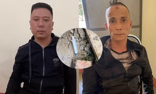 Hai đối tượng Văn Anh (trái) và Bình.
