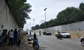 Hiện trường vụ việc. Ảnh: Thanh Hà.