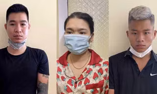 Nhóm đối tượng Huân, Hồng và Long.