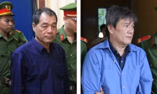 'Đại gia' Trầm Bê và 'siêu lừa' Dương Thanh Cường. Ảnh: Tân Châu