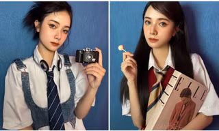 Vẻ đẹp ngọt ngào qua bộ ảnh 'Kỉ yếu kiểu Mỹ' của cô nàng có ước mơ đặt chân vào trường Nhân Văn