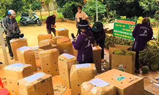 Thị xã Buôn Hồ cho phép thu mua nông sản. Ảnh: T.Khuyên