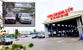 Trung tâm đăng kiểm ngày cận Tết: Nơi vắng vẻ, nơi đông nghìn nghịt