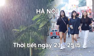 Hà Nội duy trì nóng bức, rải rác có mưa dông 