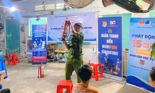Nhiều hoạt động ý nghĩa của tuổi trẻ công an Bình Dương trong Tháng Thanh niên