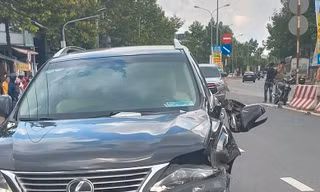 Va chạm với ô tô Lexus, nam thanh niên bị đứt lìa chân