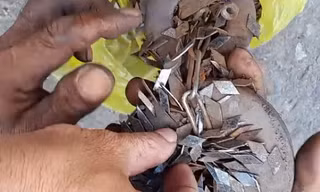 Vật nhọn kim loại 'lạ' trên đường ở Bình Dương: Vài cây số đã hút được hơn 60kg