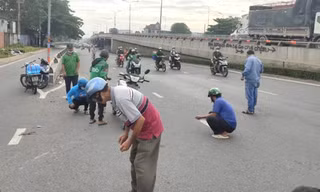 Công an Bình Dương nói gì về việc 'hiệp sĩ' hút đinh bị đưa về trụ sở?