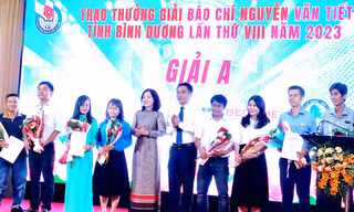 Phóng viên Báo Tiền Phong đạt giải B Giải Báo chí Nguyễn Văn Tiết
