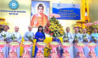 Bình Dương: Thành lập Chi hội phụ nữ Phật giáo