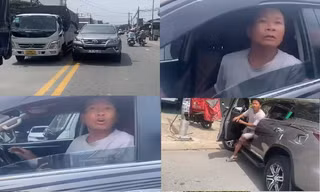 [CLIP] Lái xe phạm luật, còn tấn công người dùng điện thoại ghi hình 
