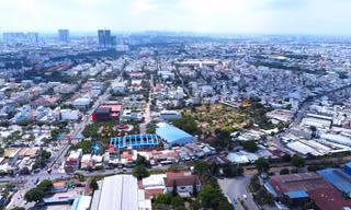 Nhìn từ trên cao thành phố cửa ngõ Bình Dương, nơi hội tụ các dự án kết nối TPHCM