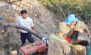 Hút cạn nước dưới kênh tìm thấy thi thể người đàn ông mất tích