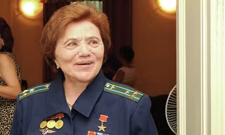 Bà Marina Popovich, người được đặt biệt danh là "Quý bà MiG". Ảnh: RT. 