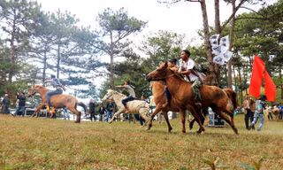 Quang cảnh cuộc đua.