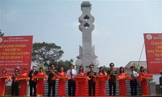 Khánh thành Đài liệt sĩ Mặt trận Tây Nguyên