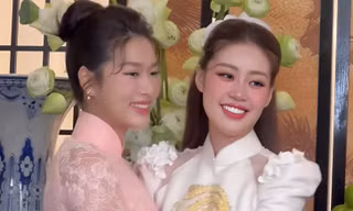 10 hoa hậu, á hậu làm phù dâu trong lễ cưới Khánh Vân