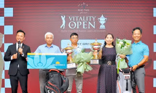 Giải gôn Vitality Golf Tournament 2024 tổ chức thành công trên sân gôn đẳng cấp 