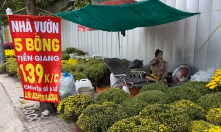 Đủ kiểu xả hàng hoa Tết ở TPHCM