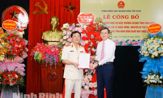 Công bố quyết định của Viện trưởng VKSND tối cao về công tác cán bộ