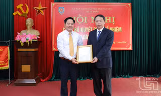 Trưởng Ban Pháp chế làm Giám đốc Sở Tư pháp tỉnh Thái Nguyên