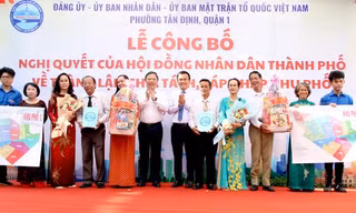 TP.HCM: Phường Tân Định, quận 1 có 14 khu phố mới