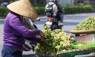 Hoa bưởi ngát hương theo chân người xuống phố Hà thành