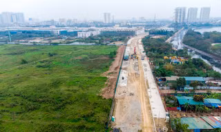 Con đường 1,9 km giá 500 tỷ đồng làm 4 năm chưa xong