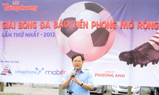 Khai mạc giải bóng đá báo Tiền Phong 2012