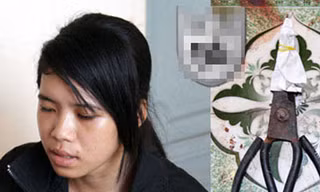 Thôn nữ cắn người yêu 6 nhát, đâm kéo vào ngực