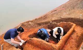 Yên Bái khai quật phế tích, phát lộ dấu tích lò nung cổ