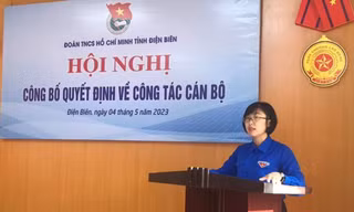 Tỉnh Đoàn Điện Biên có tân Phó Bí thư