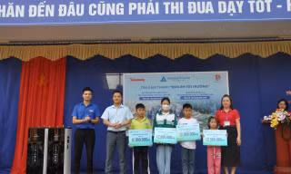Hỗ trợ học sinh Yên Bái bị ảnh hưởng do bão số 3