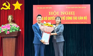 Hội Nhà báo tỉnh Lào Cai có tân Chủ tịch