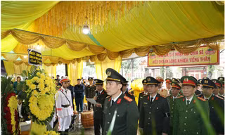 Đại úy công an hy sinh khi làm nhiệm vụ
