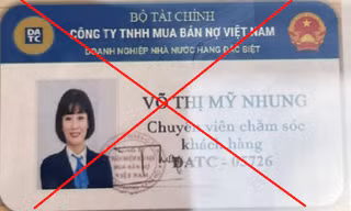 Mạo danh nhân viên công ty mua bán nợ Việt Nam
