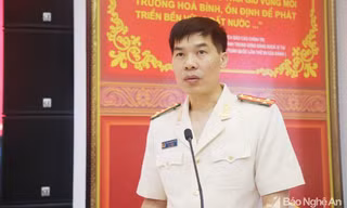 Đại tá Cao Minh Huyền làm Phó Giám đốc công an tỉnh Nghệ An