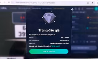 18 biển số ô tô được trả giá với số tiền hơn 13 tỷ đồng