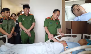 Thiếu tá cảnh sát bị trúng đạn kể lại thời điểm vây bắt kẻ bắt cóc bé 7 tuổi ở Hà Nội 