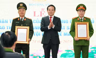 Cục Cảnh sát điều tra tội phạm về ma tuý đón nhận thư khen của Thủ tướng Chính phủ