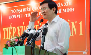 Cử tri trăn trở về nạn tham nhũng với Chủ tịch nước