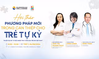 Cập nhật phương pháp mới trong can thiệp cho trẻ tự kỷ