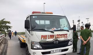 Hiện trường vụ tai nạn.