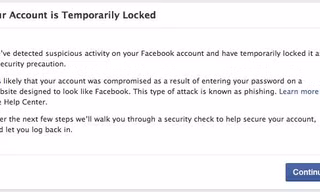 Facebook sáng nay đột ngột khóa tài khoản và bắt người dùng phải đổi mật khẩu