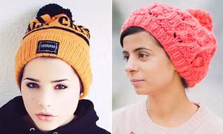 5 kiểu tóc phối hợp cá tính với mũ len beanie