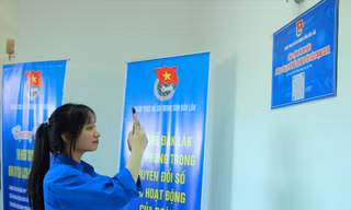 ĐVTN tham quan tìm hiểu Di tích lịch sử - văn hóa quốc gia CaDa qua quét mã QR 