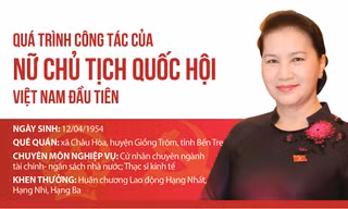 Quá trình công tác của nữ Chủ tịch Quốc hội Việt Nam đầu tiên