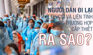 Người dân đi lại ở TPHCM và liên tỉnh trong trường hợp cấp thiết ra sao? 